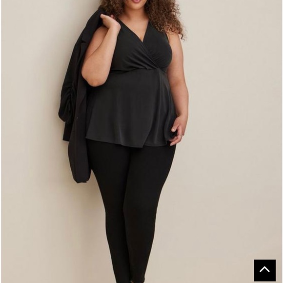 Torrid Surplice Tank - Cupro Black SZ 2X NWT - Picture 7 of 9